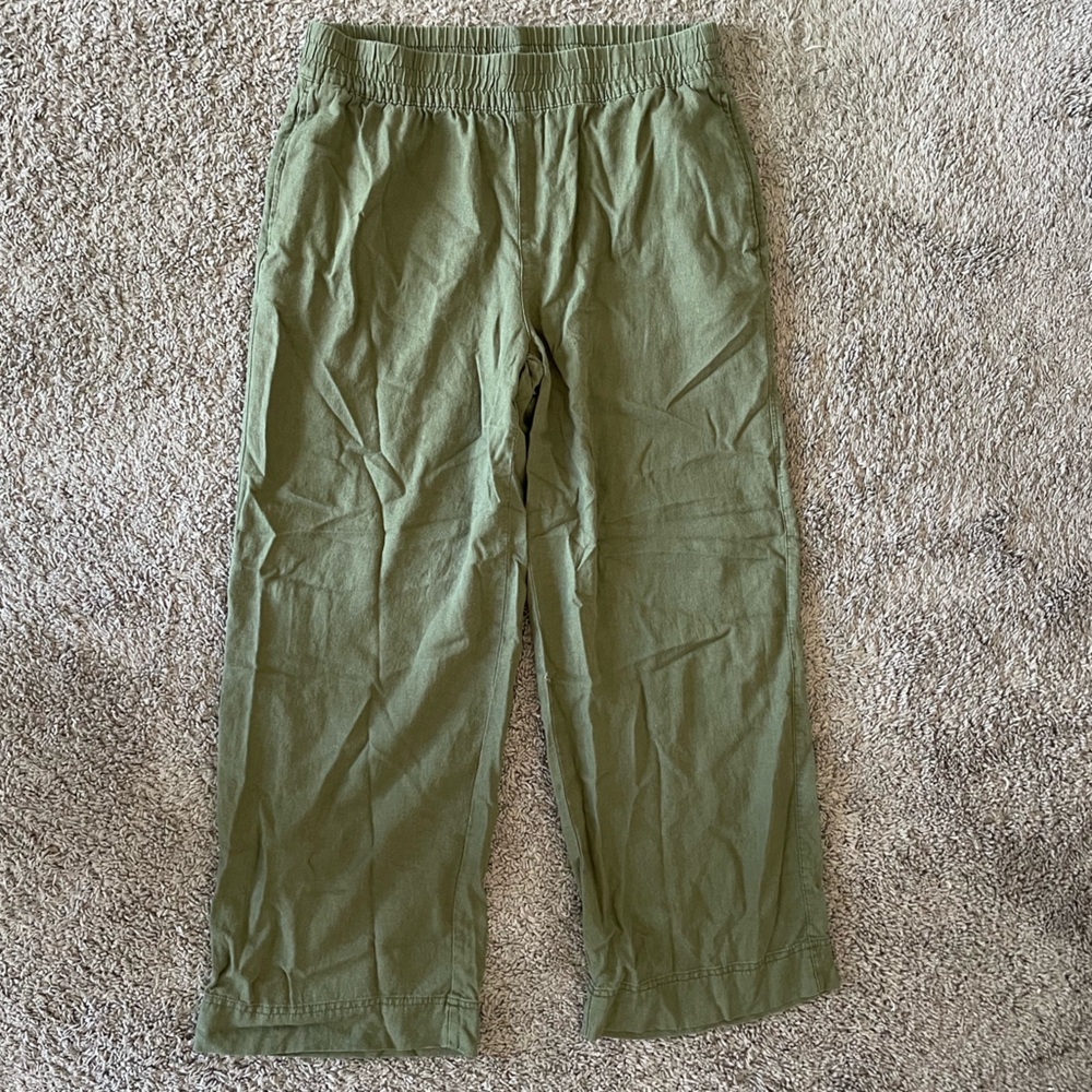 Old Navy Women’s High-Waisted Linen-Blend wide leg Pants